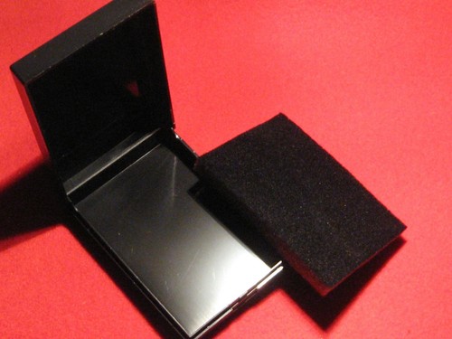 Black standard medal box - black, with