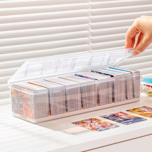 Clear plastic card - clear, box