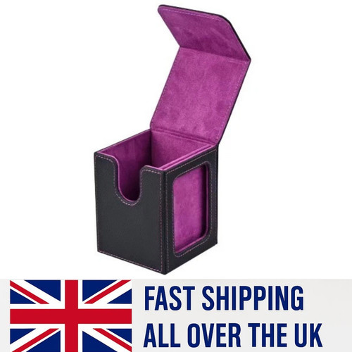 Leather card deck box - deck, magnetic
