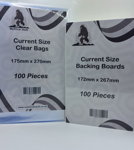 100 comic book bags and - *100,