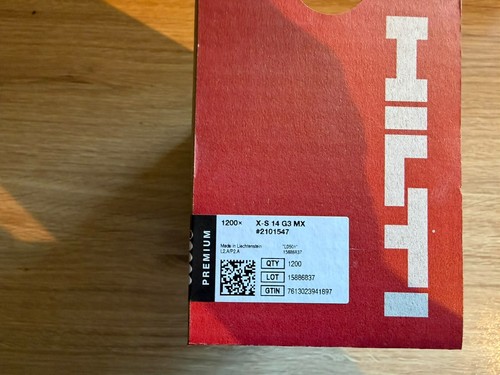 Hilti gx3 14mm nails 1200 - gx3,